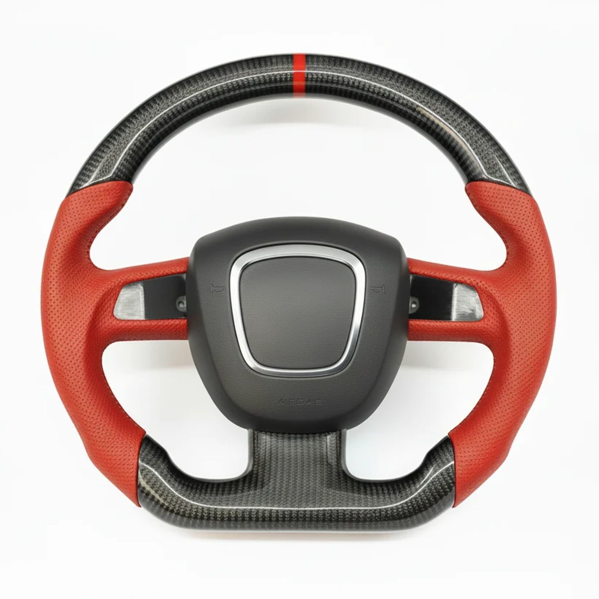 2004–2011 Audi A3/S3/RS3, A4/S4/RS4, A5/S5/RS5 Carbon Fiber Steering Wheel – Customizable