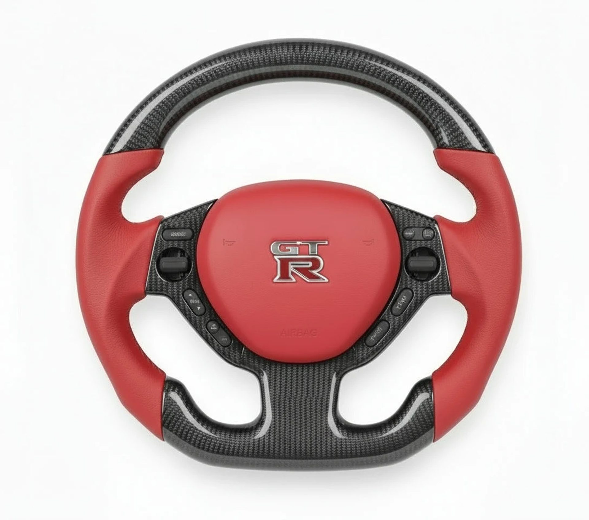 2009-2016 Nissan GTR R35 Carbon Fiber Steering Wheel - Customizable