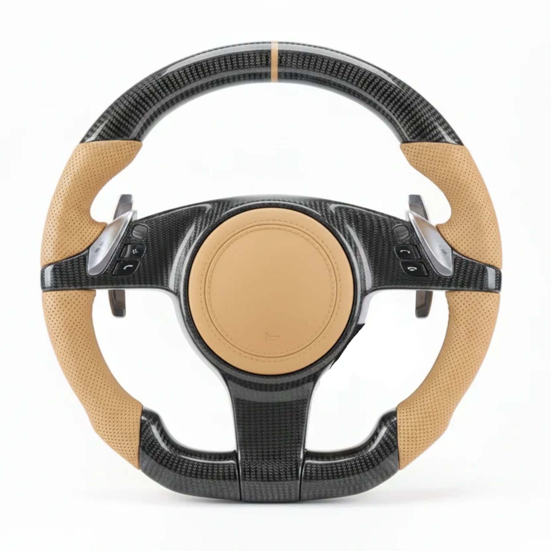 2009–2016 Porsche 911 (991.1) Carbon Fiber Steering Wheel – Customizable