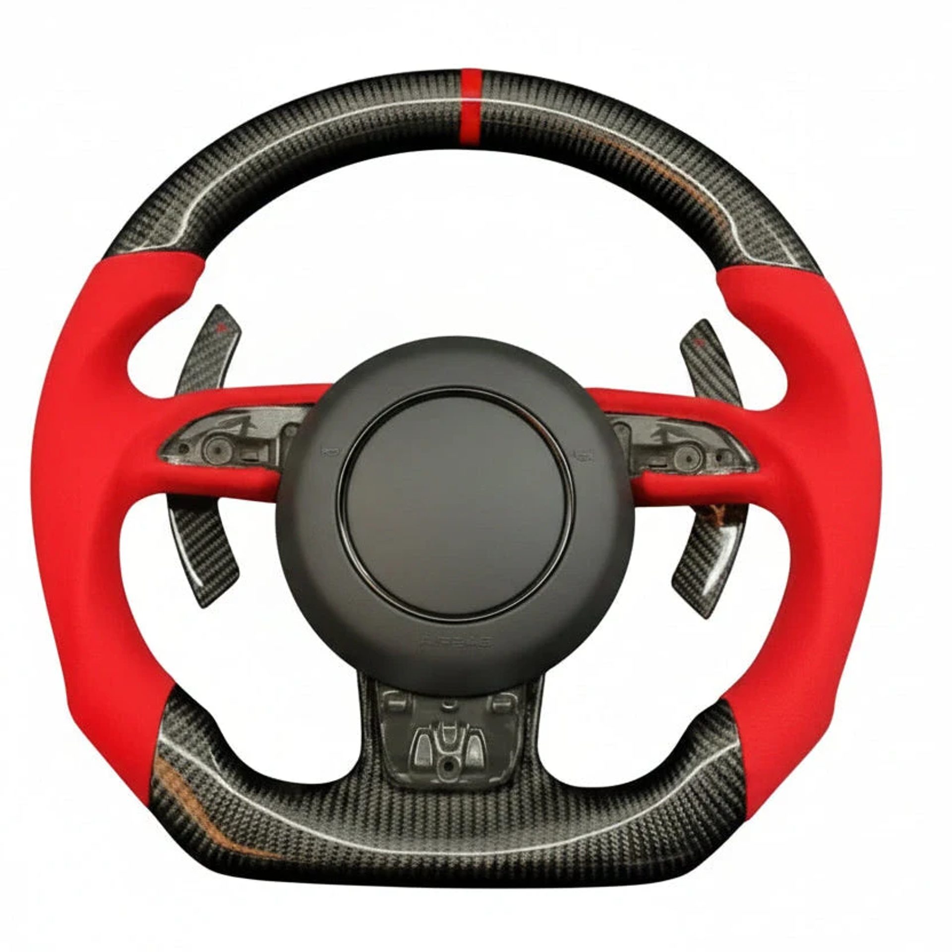 2010–2018 Audi A6 / S6 / RS6, A7 / S7 / RS7, A8 / S8 Carbon Fiber Steering Wheel – Customizable