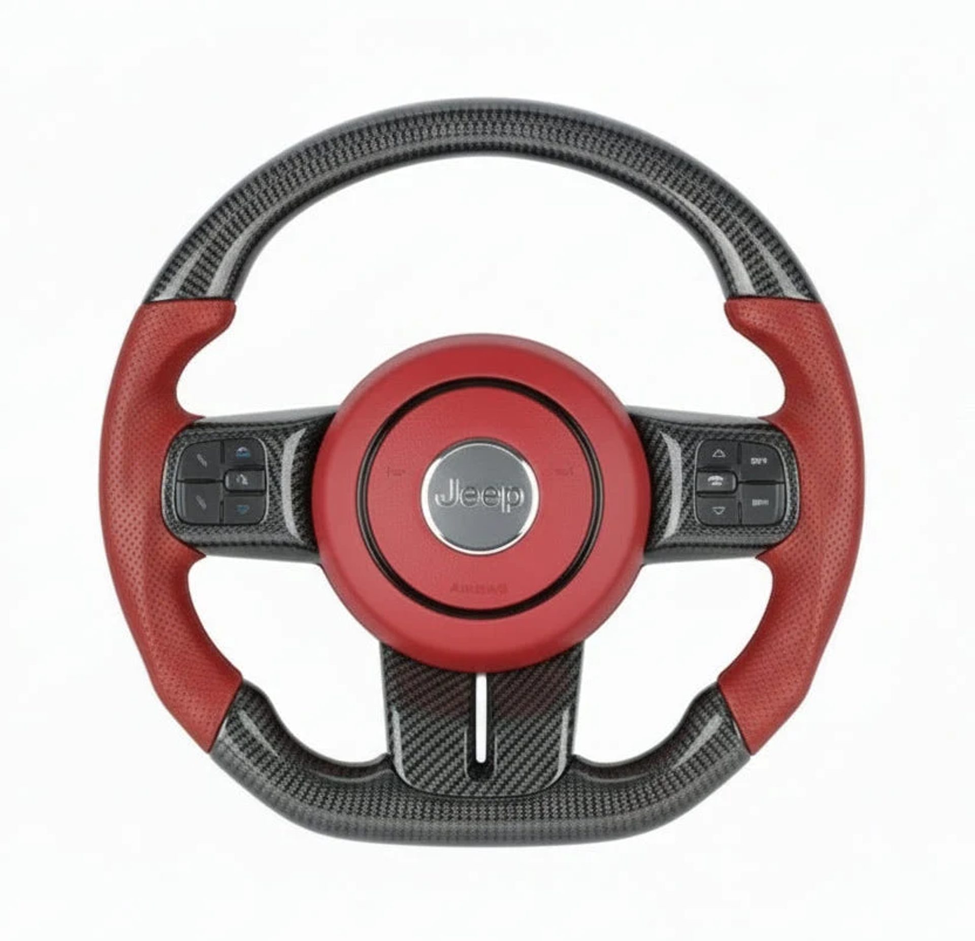 2011–2018 Jeep Wrangler JK Carbon Fiber Steering Wheel – Customizable