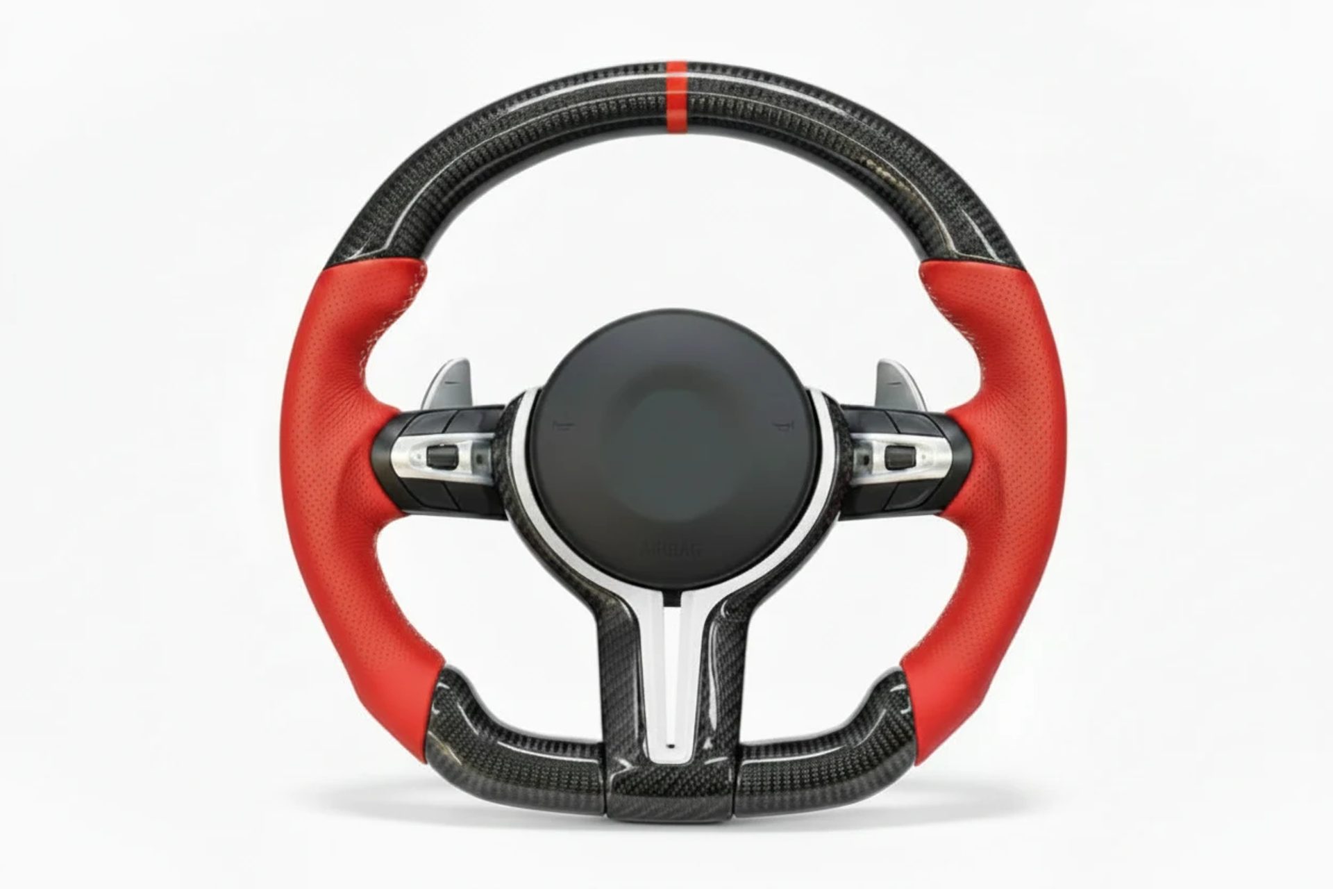 2013–2018 BMW X5M / X6M F85 / F86 Carbon Fiber Steering Wheel – Customizable