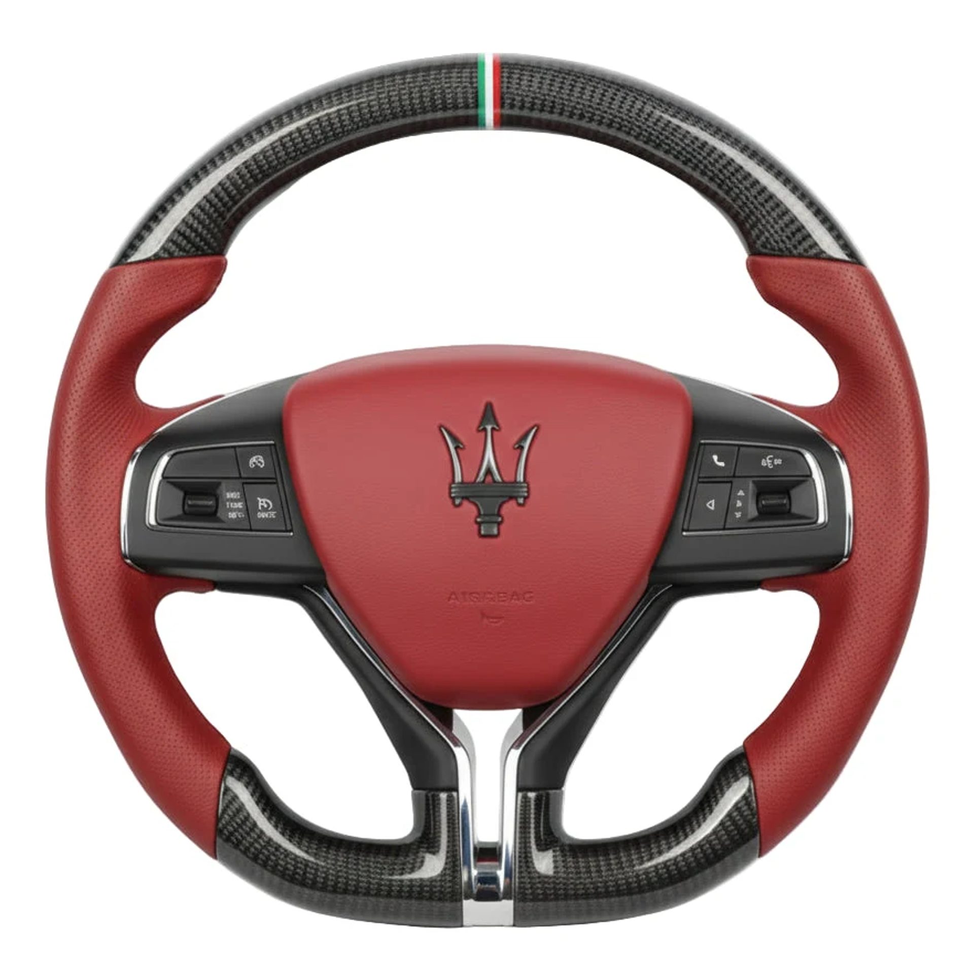 2013-2024 Maserati Ghibli / Levante / Quattroporte Carbon Fiber Steering Wheel – Customizable