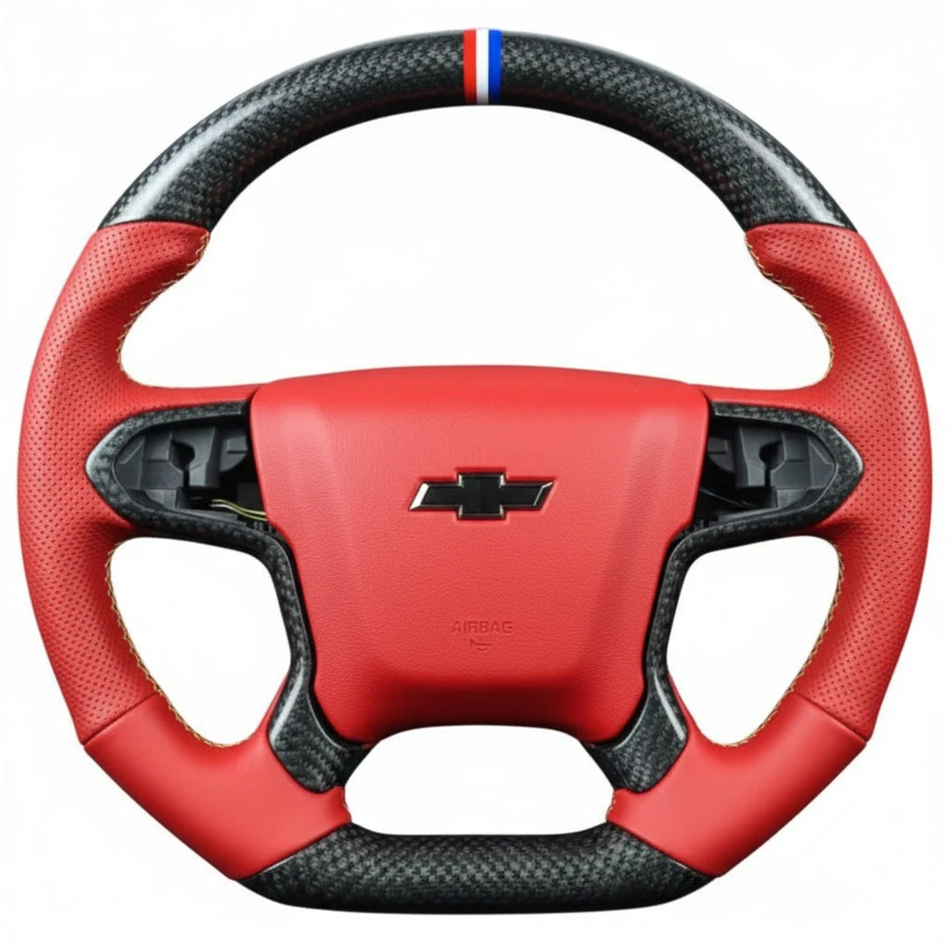 2014–2018 Chevrolet Silverado / Suburban / Tahoe Carbon Fiber Steering Wheel – Customizable
