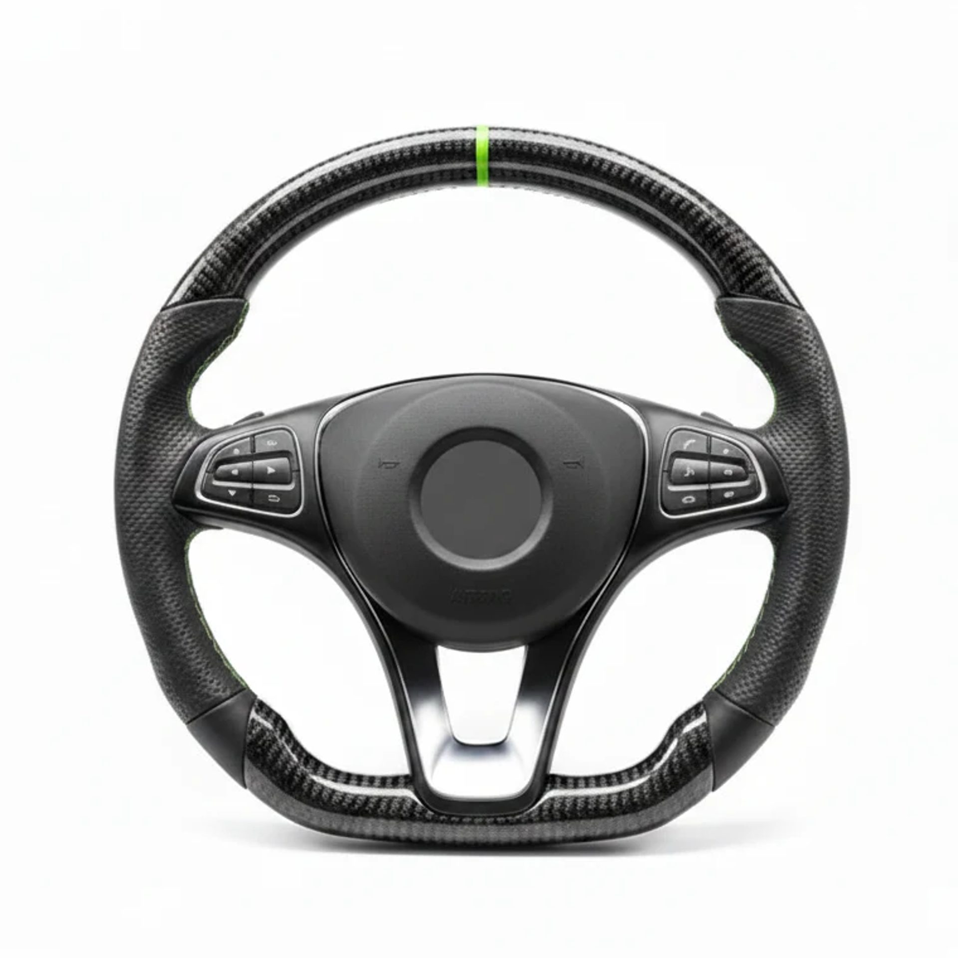 2014–2019 Mercedes-Benz C-Class / E-Class / CLA / CLS / GLA / GLC / GLE / GLS / Vito Carbon Fiber Steering Wheel – Customizable — view 1 of 1