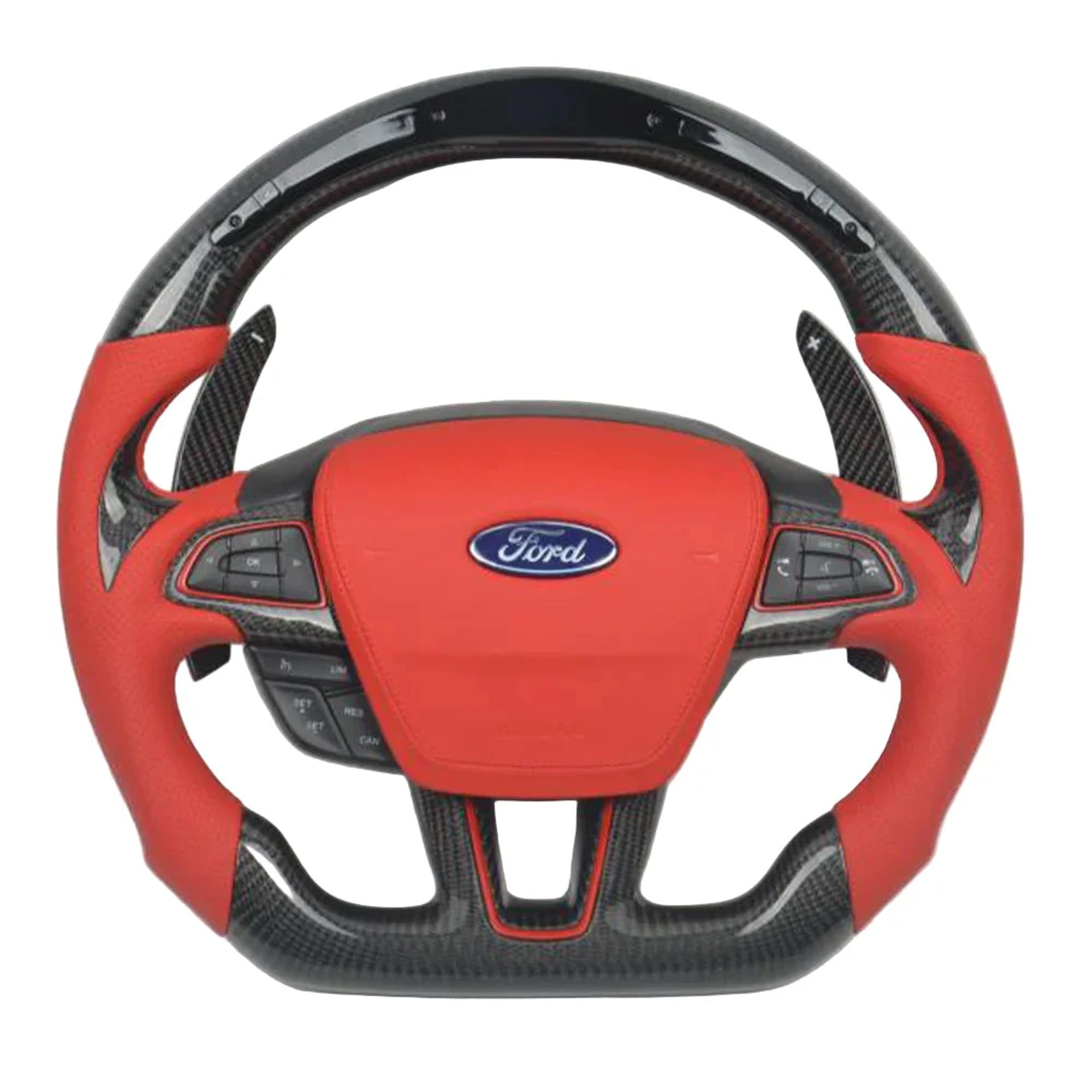 2015–2018 Ford Focus ST / RS Carbon Fiber Steering Wheel – Customizable