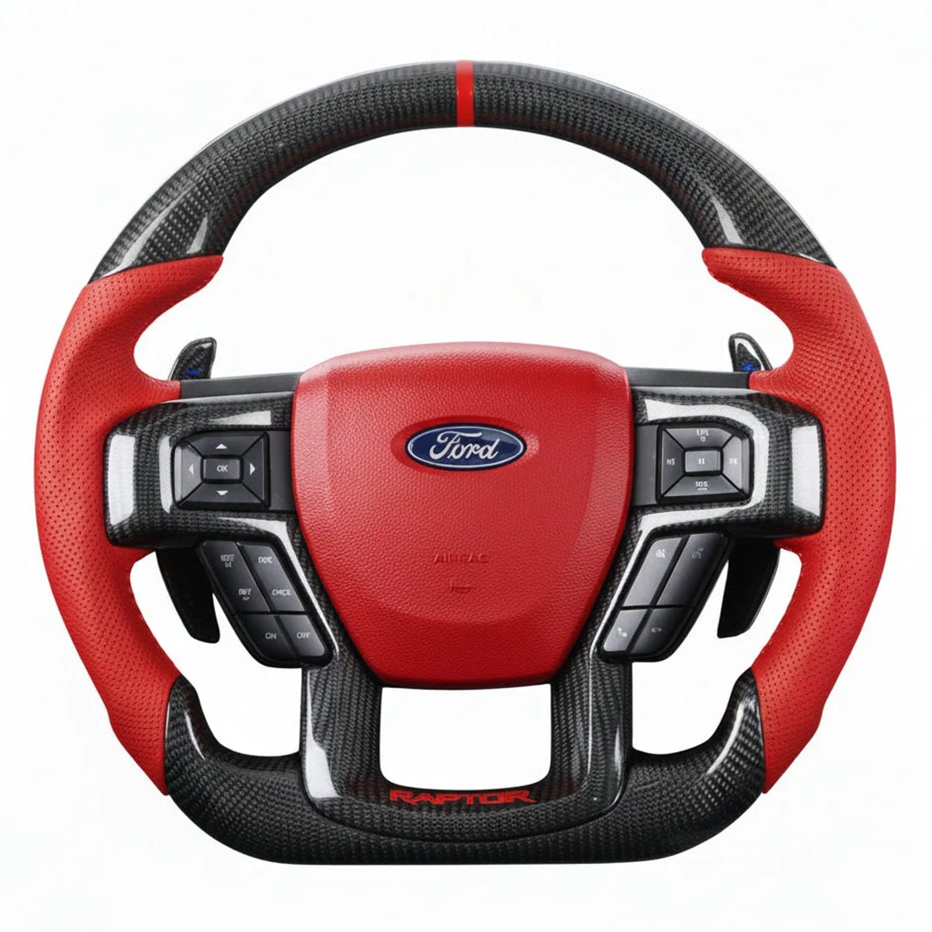 2015-2020 Ford F150 Carbon Fiber Steering Wheel - Customizable