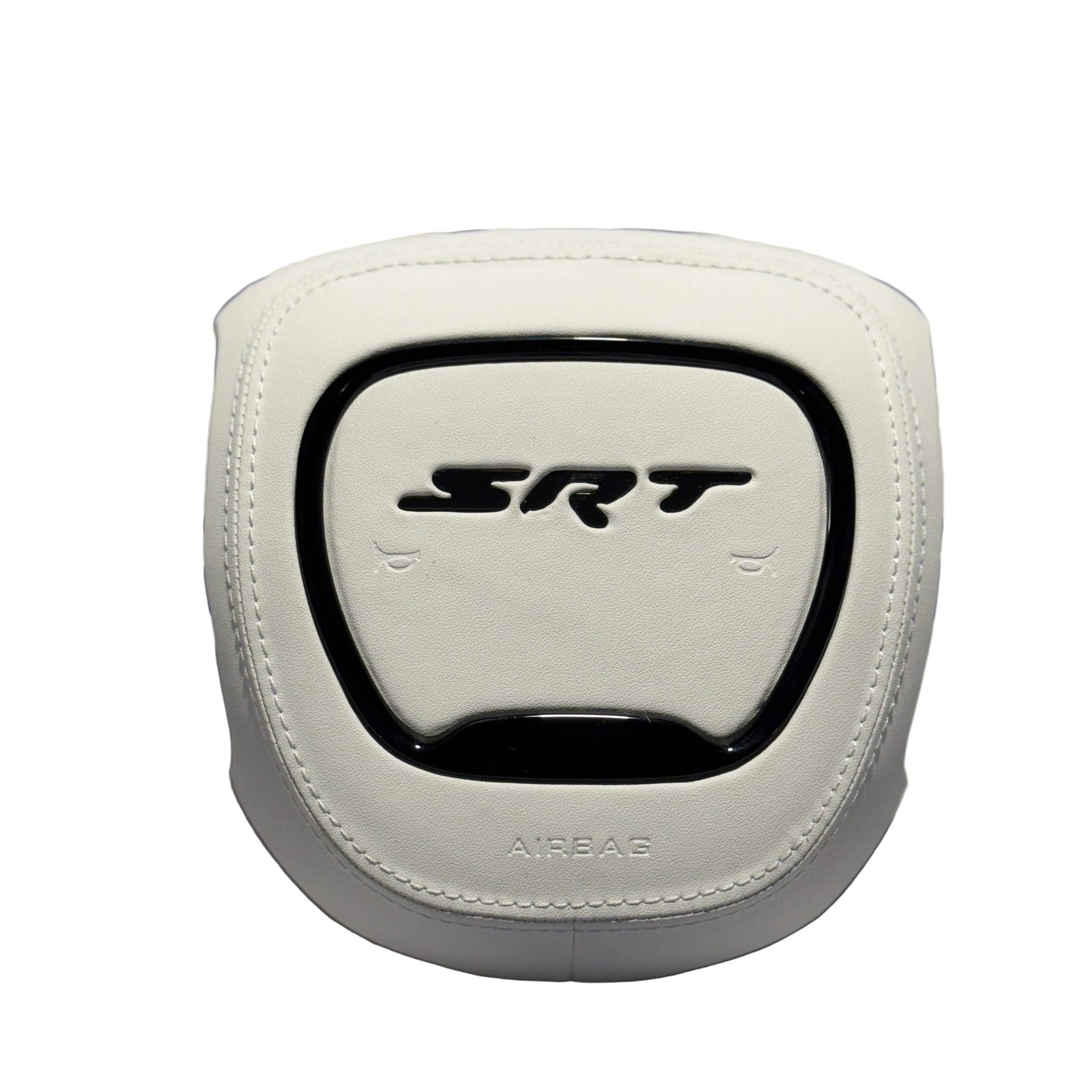 2015-2023 Dodge Airbag Cover - White Leather