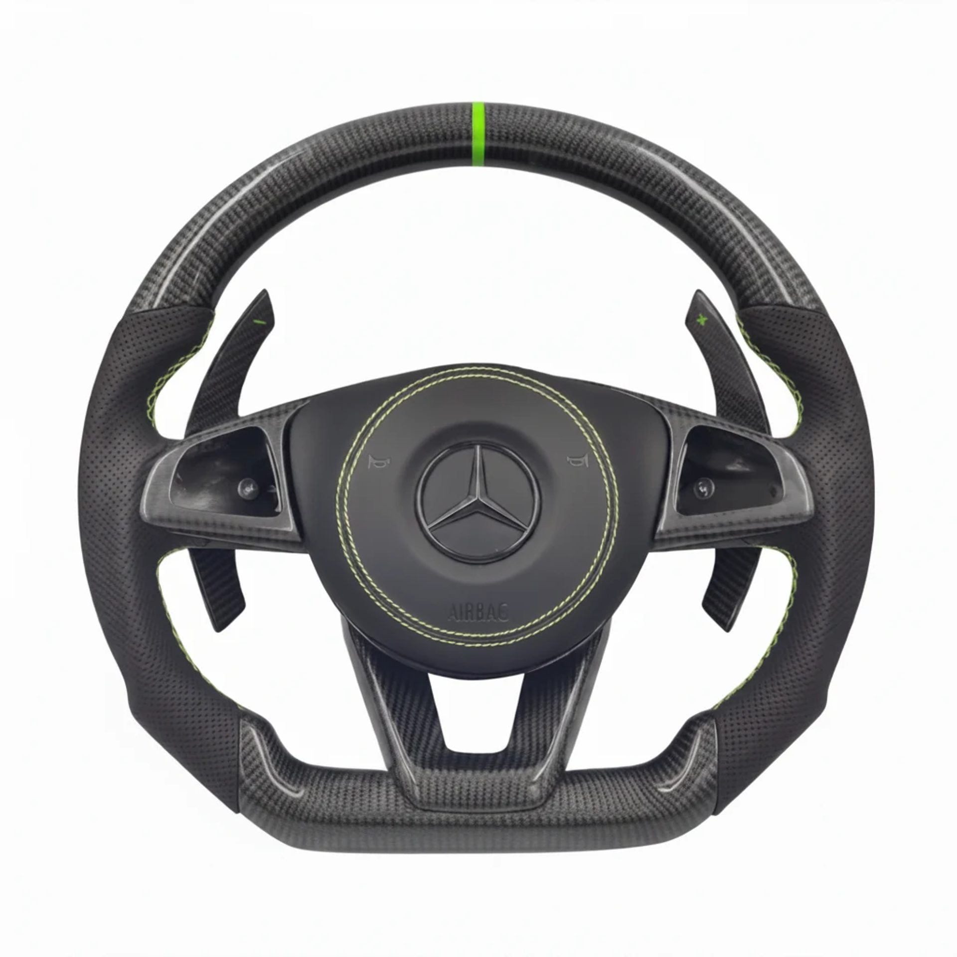 2016+ Mercedes-Benz Carbon Fiber Steering Wheel – Customizable