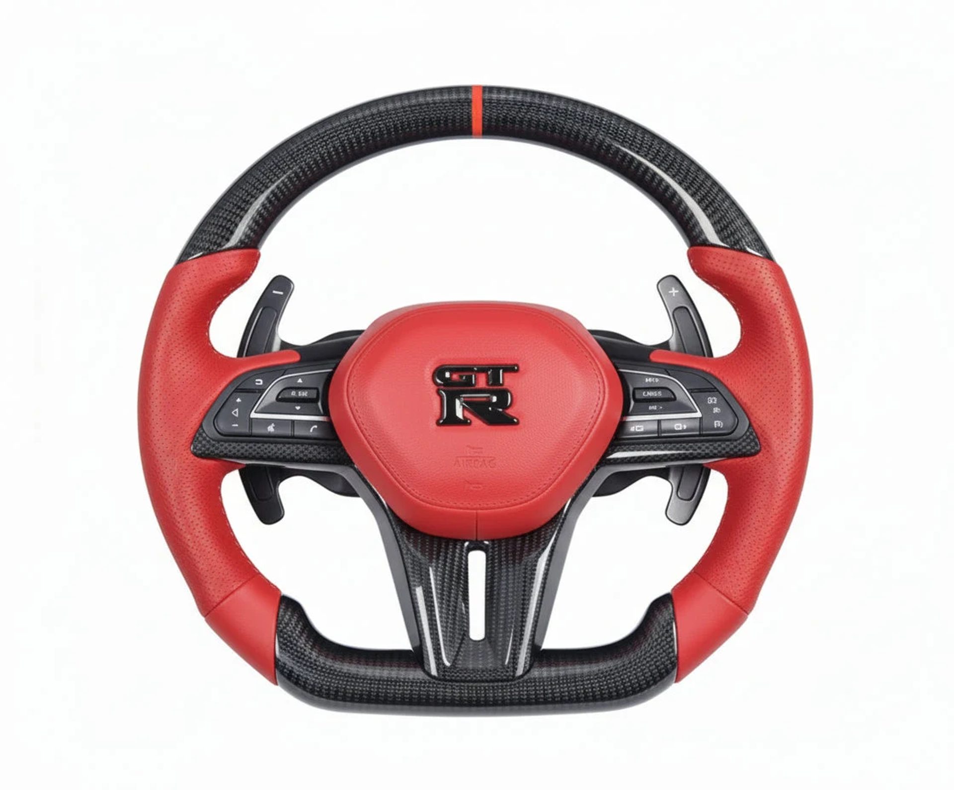 2017-2022 Nissan GTR R35 Carbon Fiber Steering Wheel - Customizable