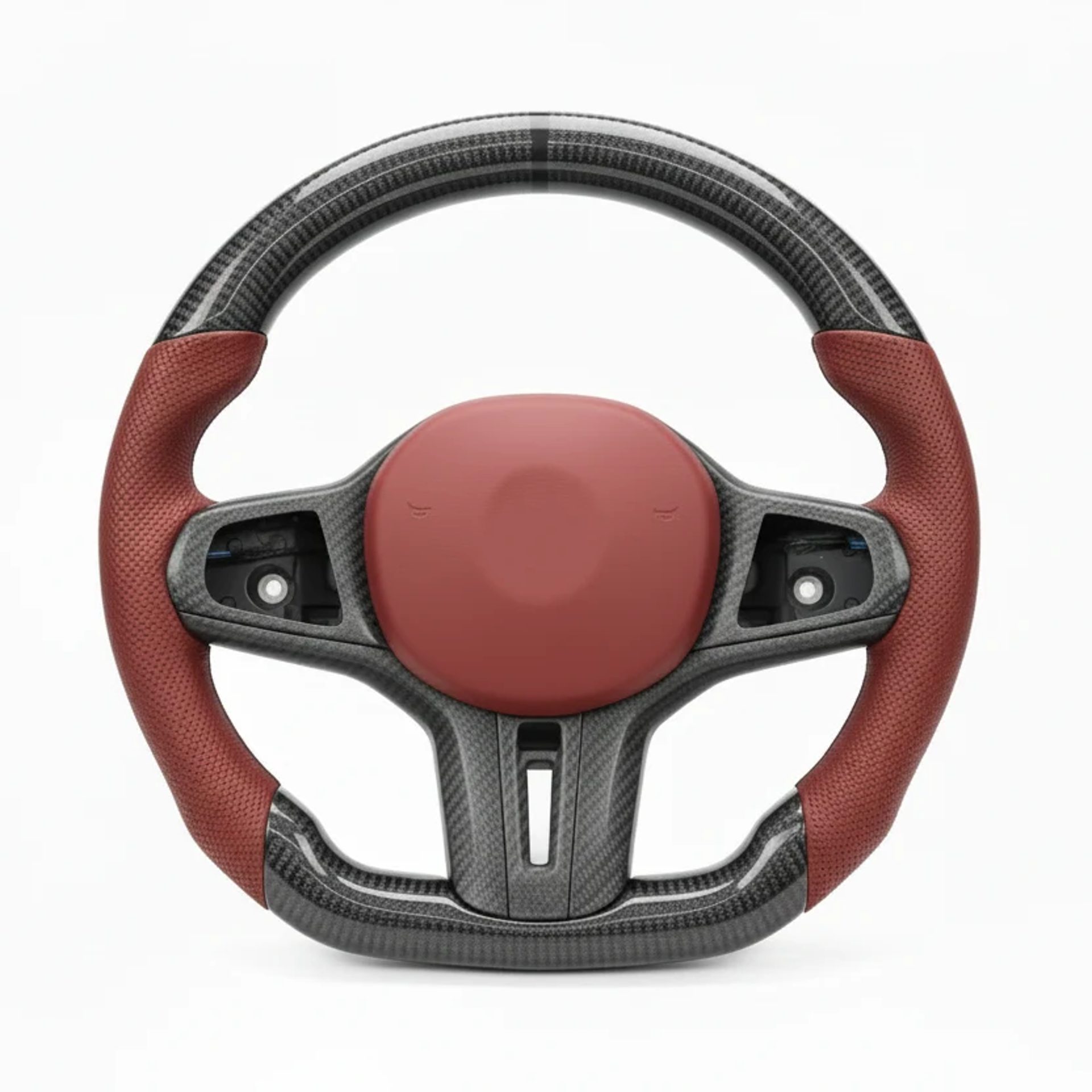 2017–2023 BMW G30 5 Series M Sport Carbon Fiber Steering Wheel – Customizable