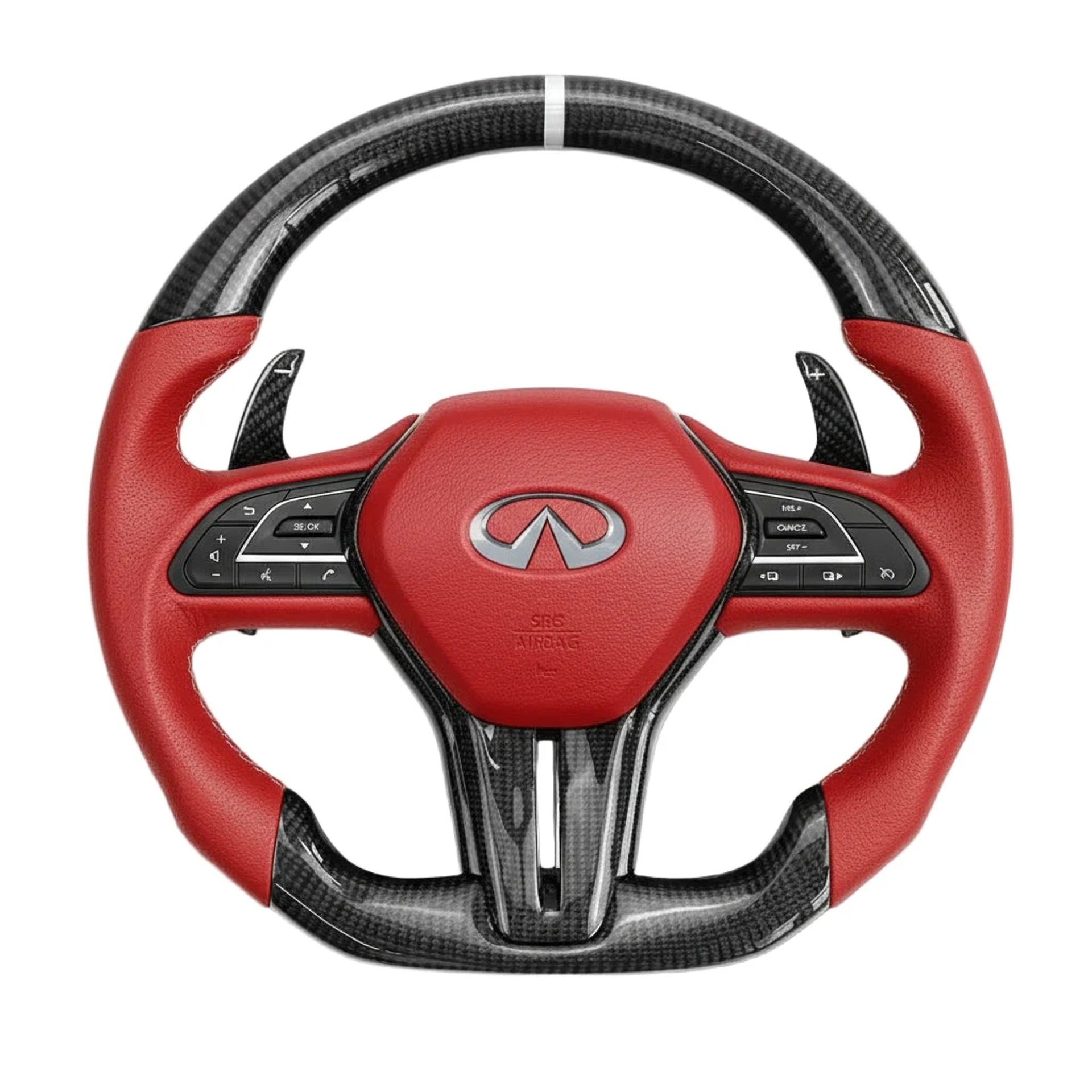 2017-2024 Infiniti Q50 / Q60 Carbon Fiber Steering Wheel – Customizable