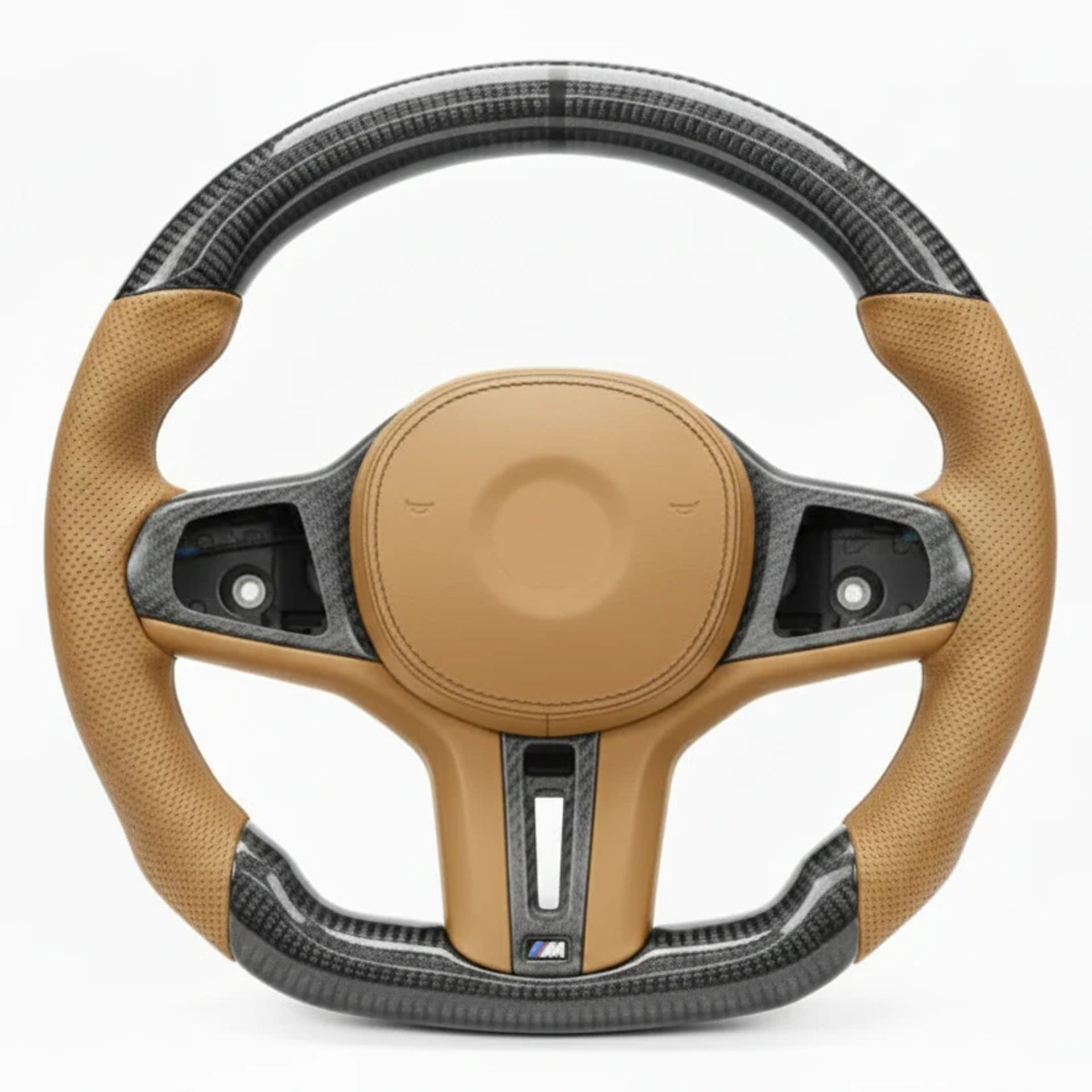 2018–2025 BMW X3M / X4M / X5M / X6M Carbon Fiber Steering Wheel – Customizable