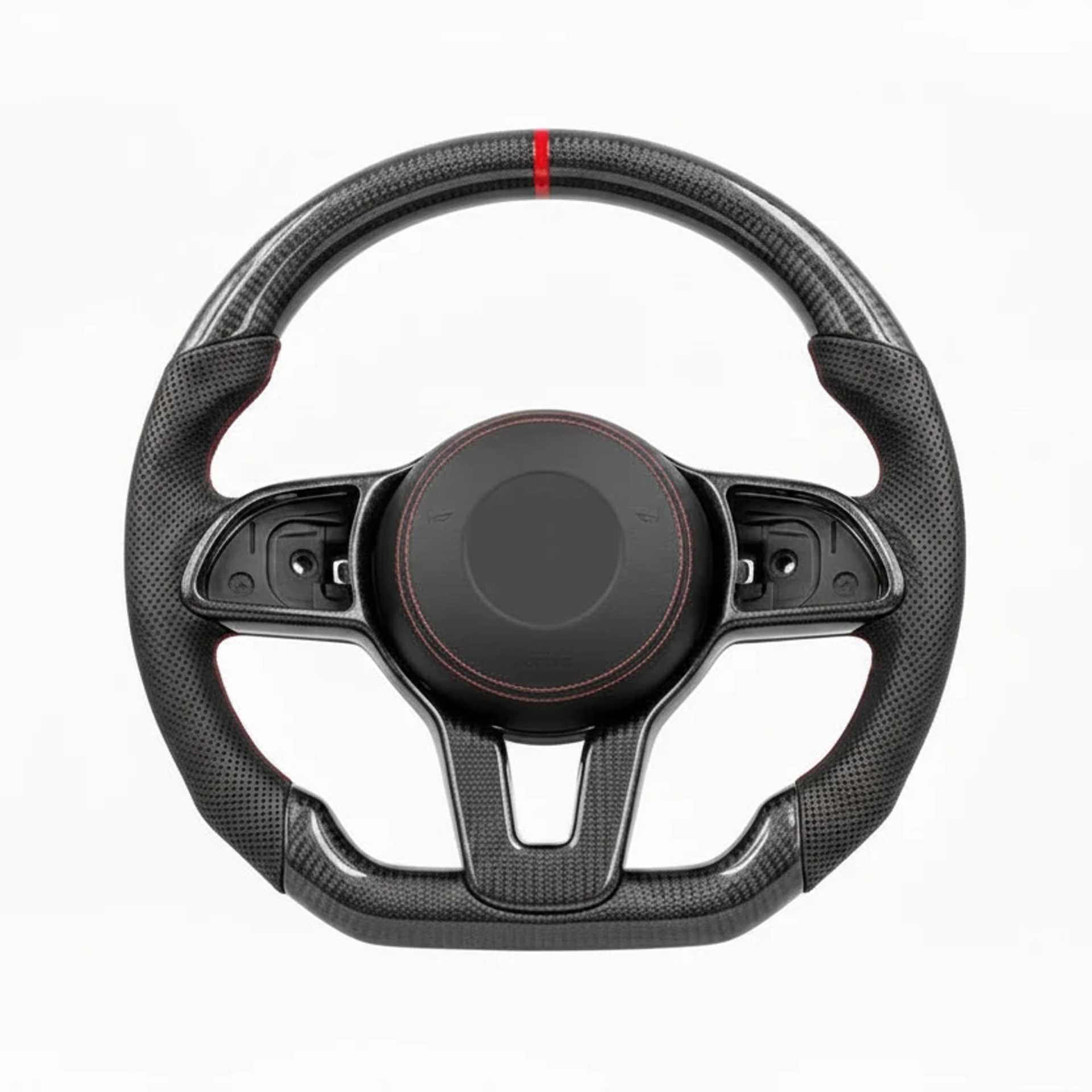 2019-2023 Mercedes-Benz A-Class / E-Class / CLA / GLE / GLS / EQC Carbon Fiber Steering Wheel – Customizable — view 1 of 1