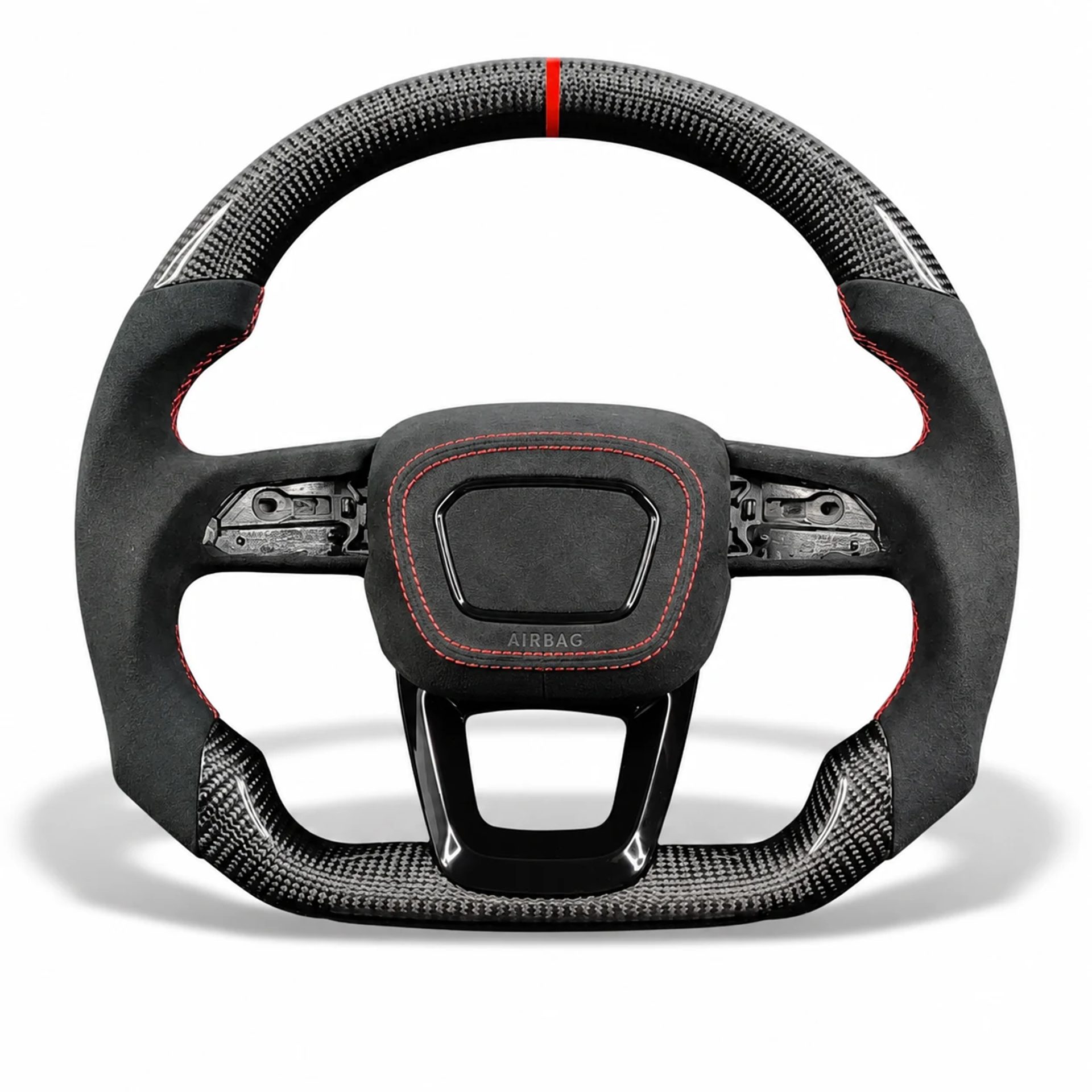 2019–2026 Audi A6 / S6 / RS6 Avant / A7 / S7 / RS7 Carbon Fiber Steering Wheel – Customizable