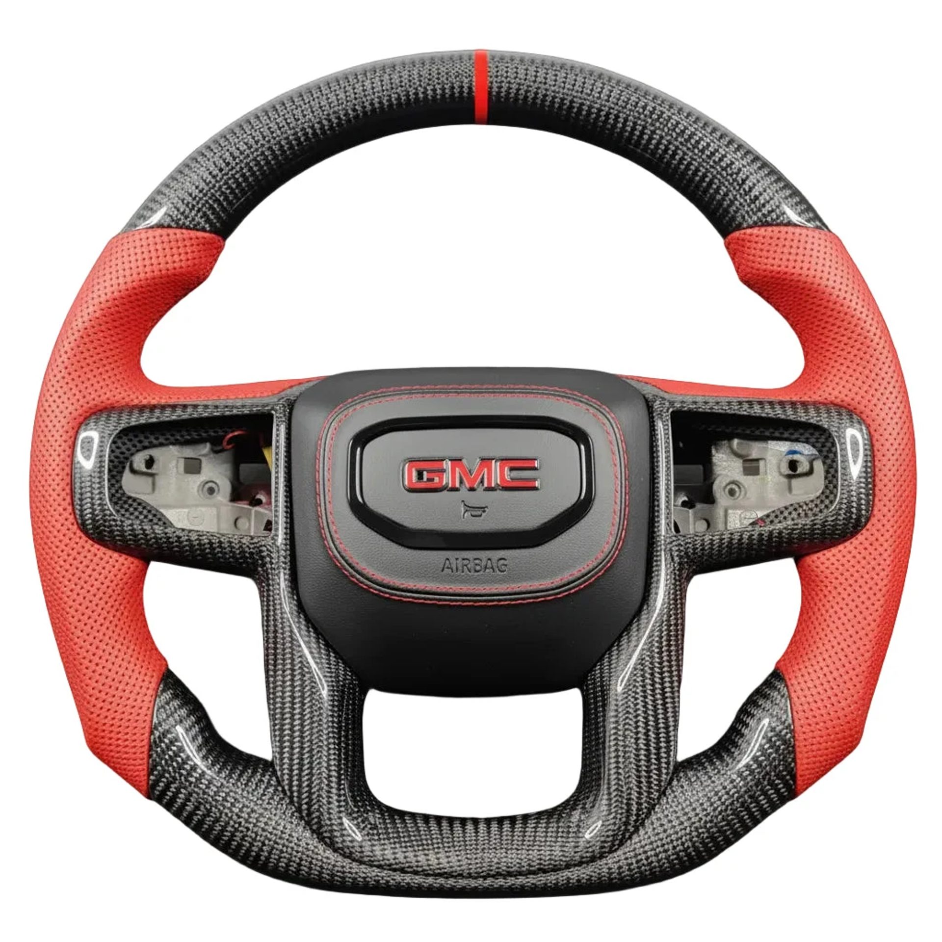 2020-2025+ GMC Sierra 1500 2500 Carbon Fiber Steering Wheel - Customizable