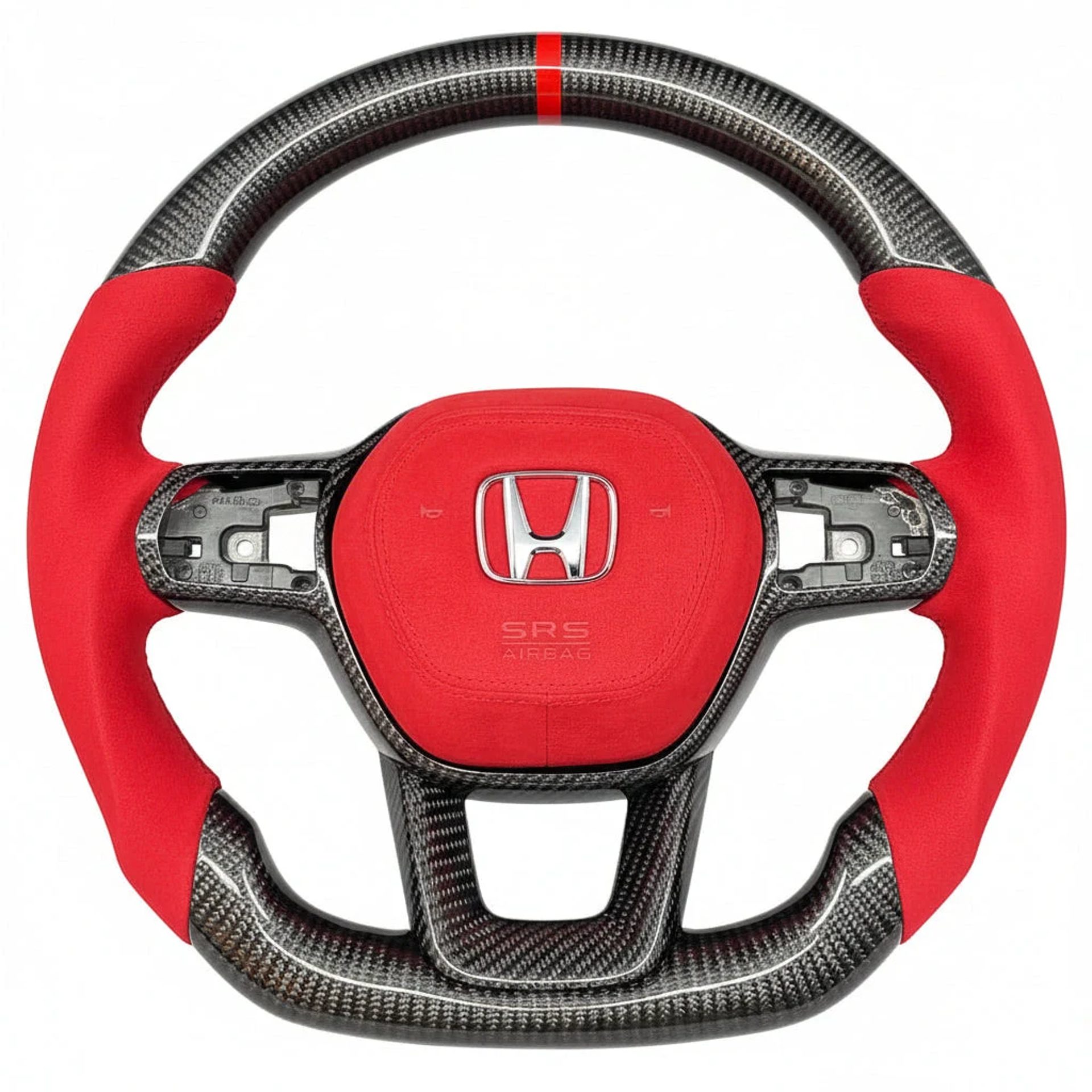 2023+ Honda Civic Carbon Fiber Steering Wheel - Customizable