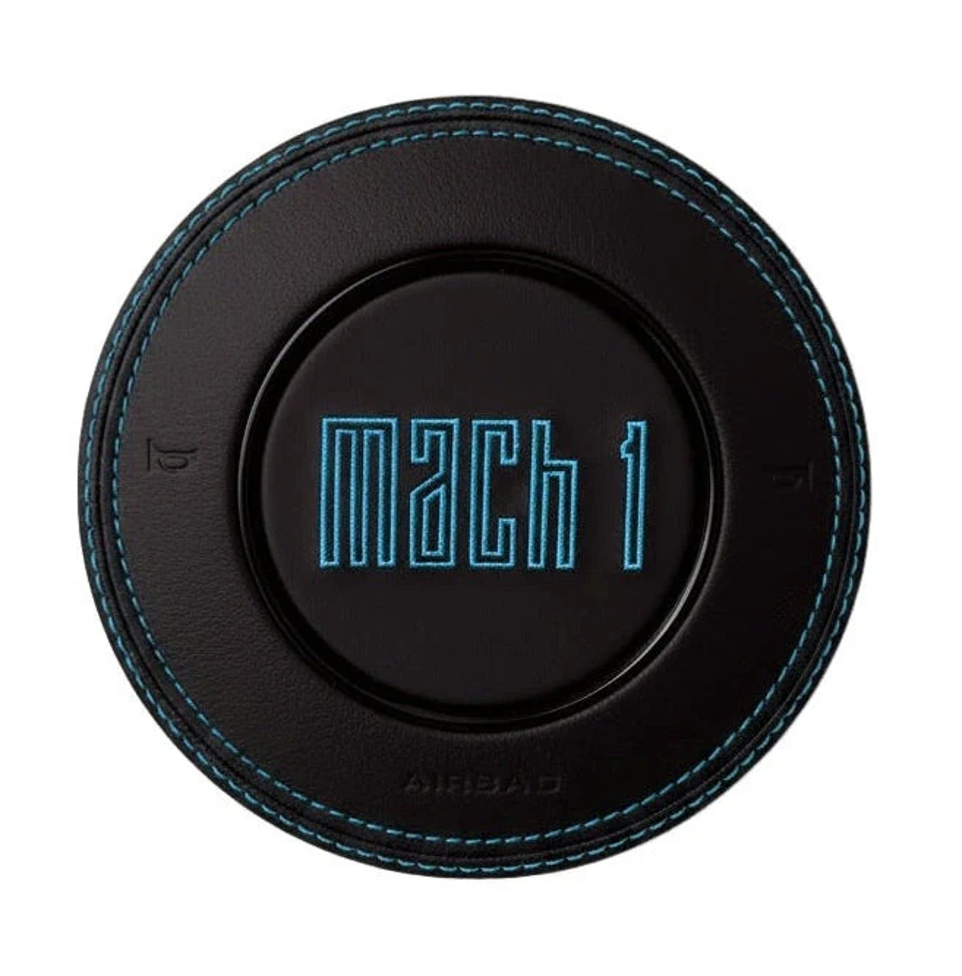 Ford Mustang Mach 1 Embroidered Airbag Cover - Grabber Blue