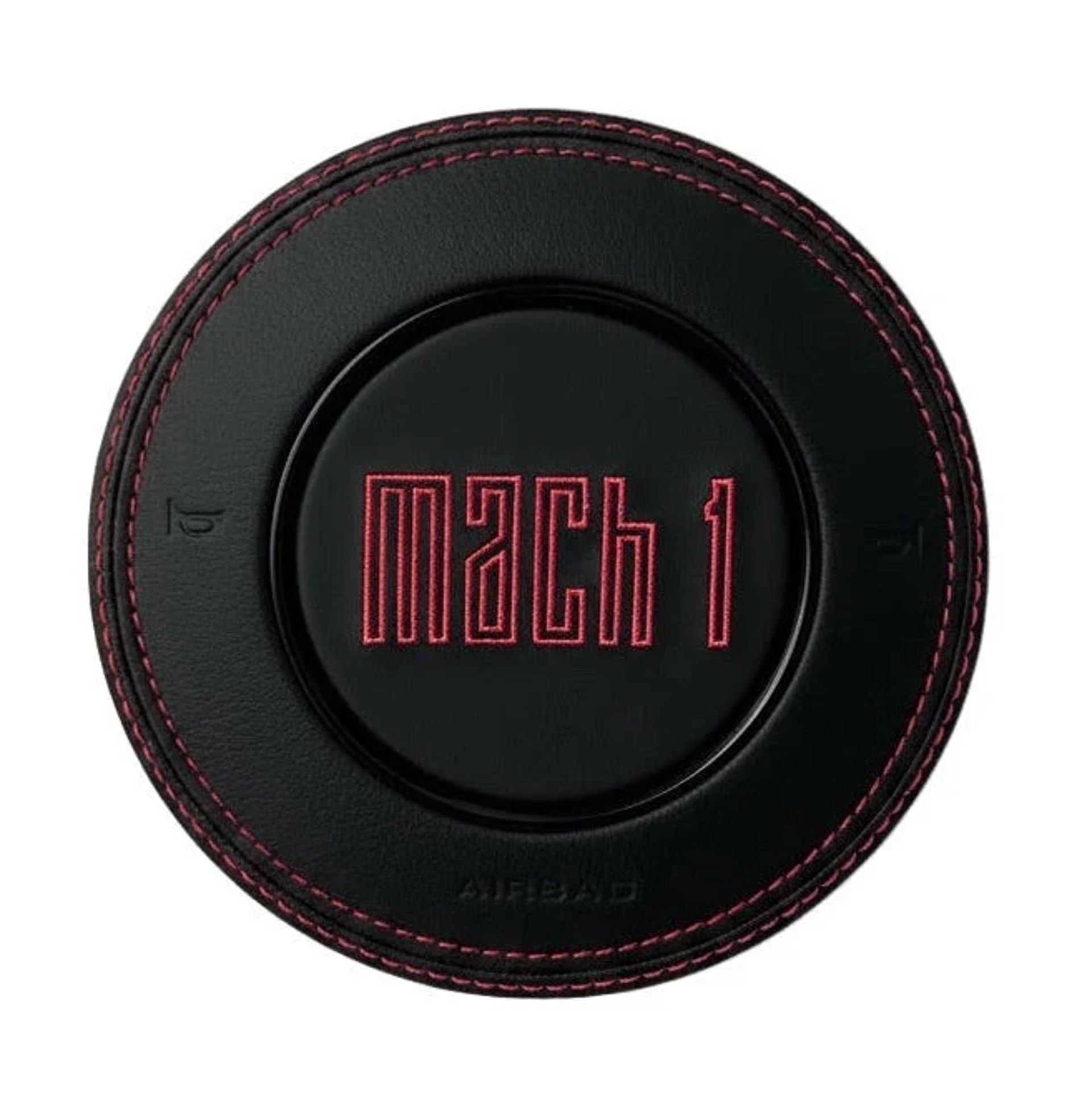 Ford Mustang Mach 1 Embroidered Airbag Cover - Red